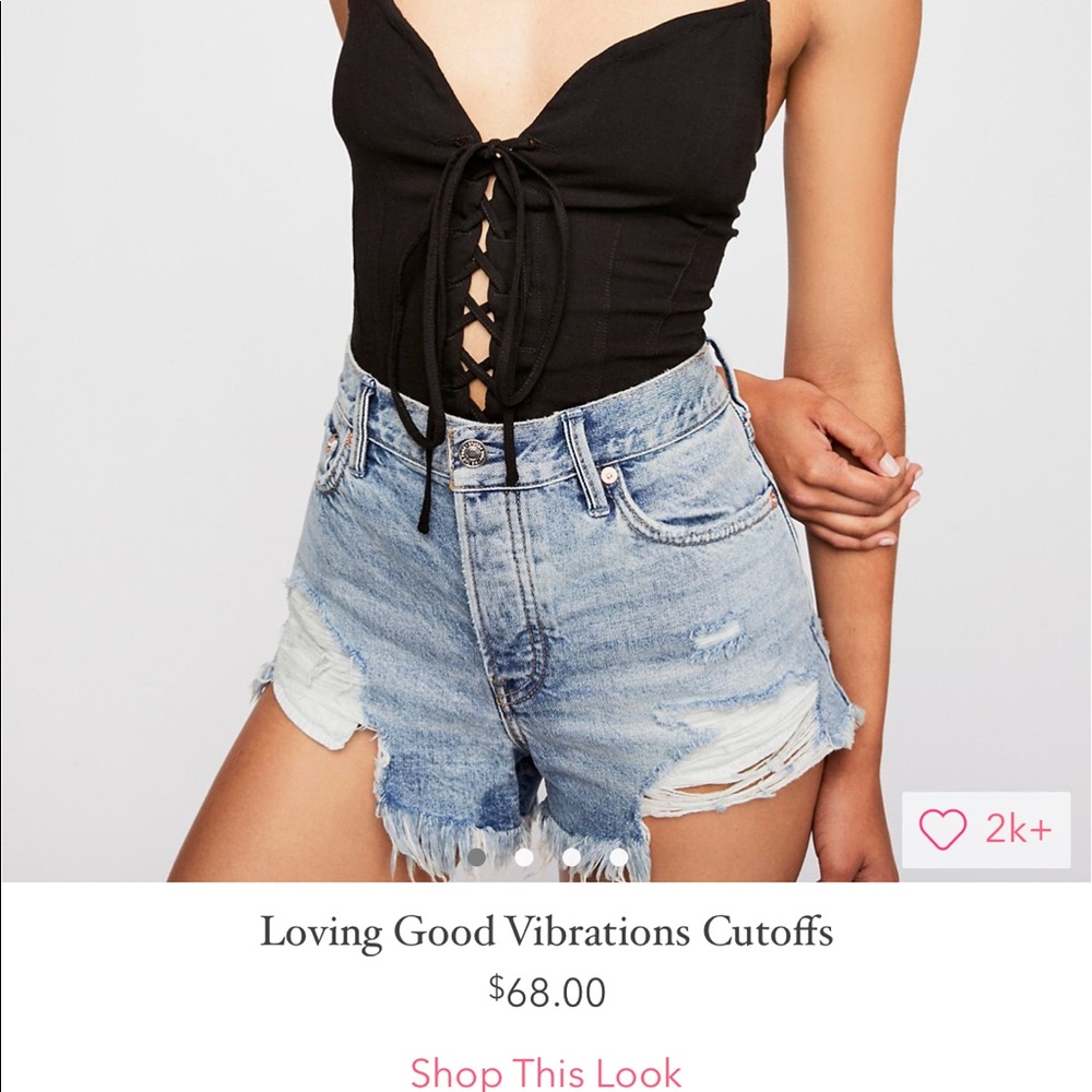 Loving Good cutoffs by Free People